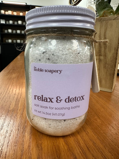 Relax & Detox Bath Salt/Foot Soak