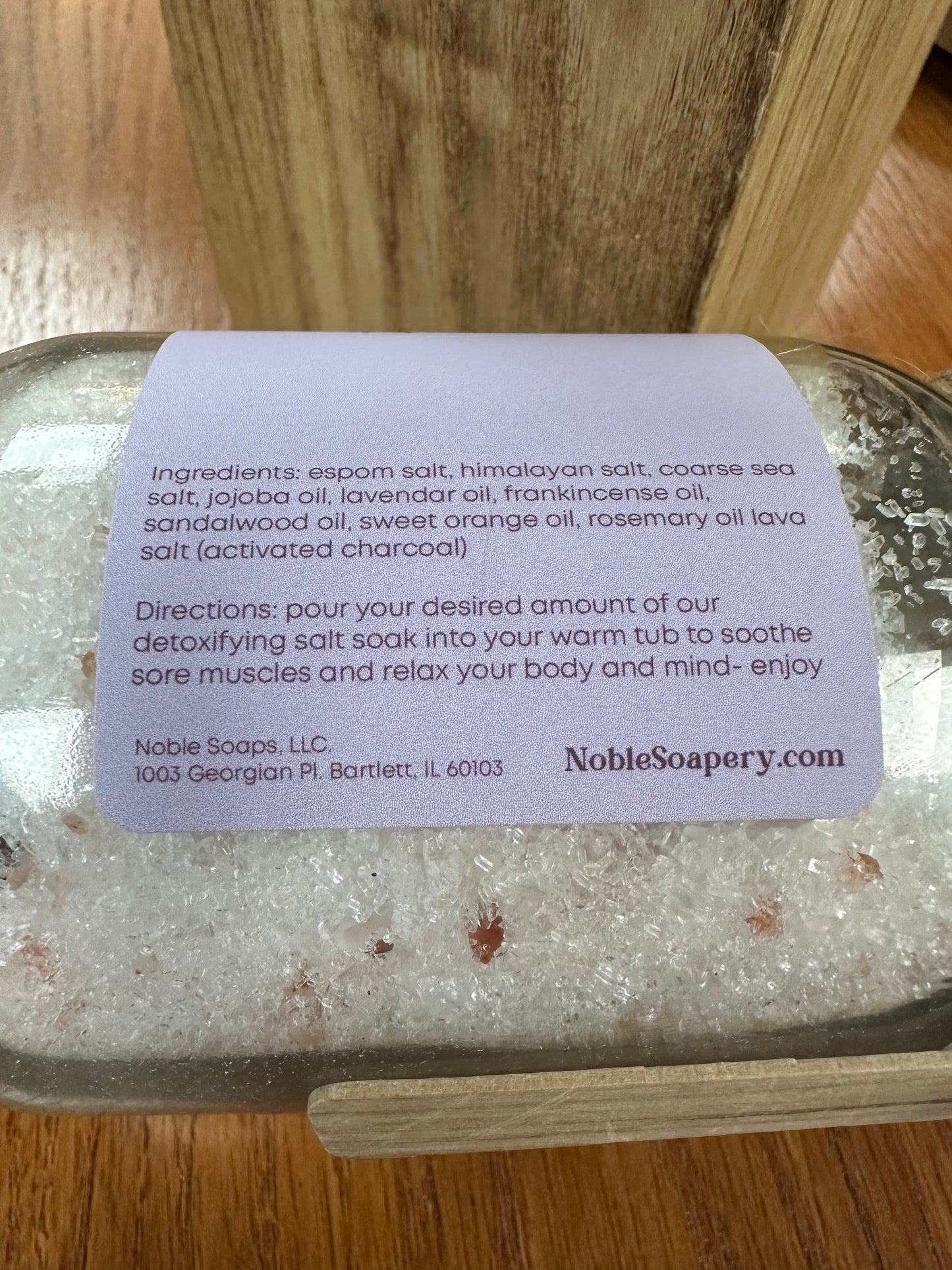 Relax & Detox Bath Salt/Foot Soak