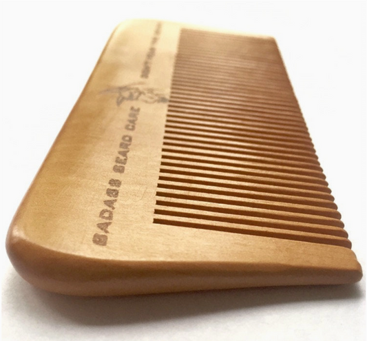 Walnut Beard Comb